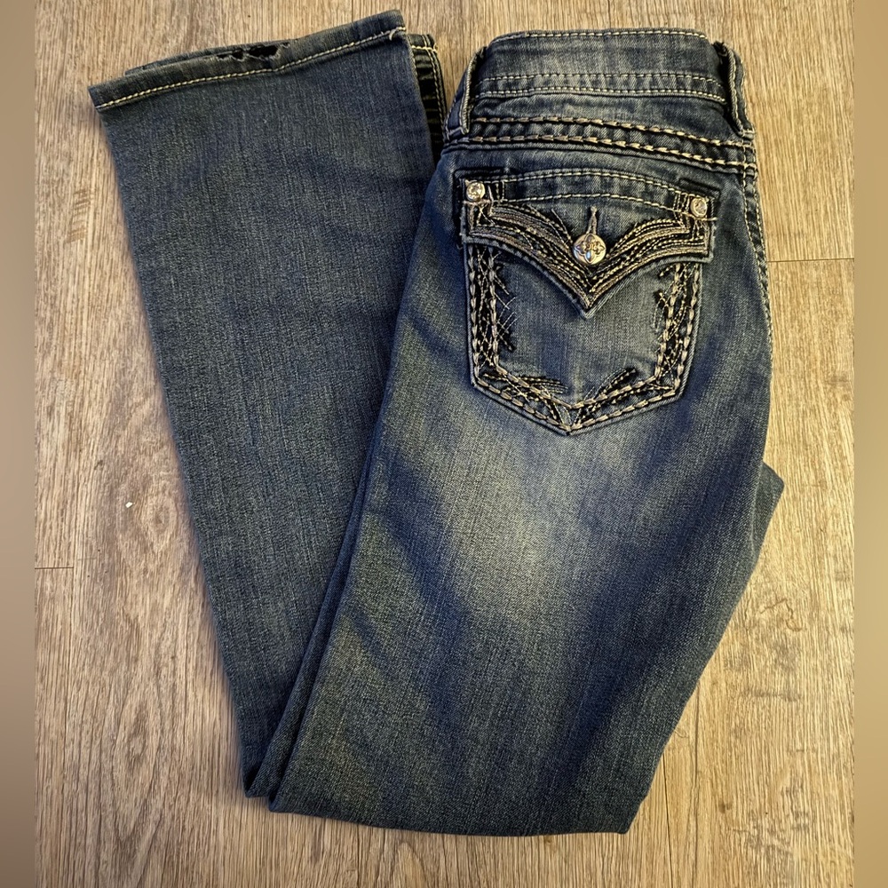 Miss Me Dark Blue Boot Cut Jeans